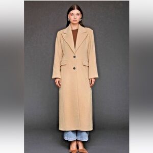 NEW Avec Les Filles Strong Shoulder Tailored Coat - Size S! MSRP $298